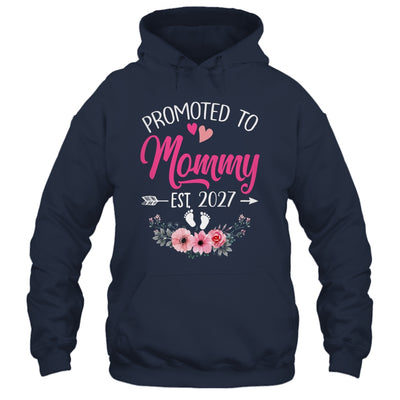 Promoted To Mommy Est 2027 Mothers Day First Time Shirt & Tank Top | teecentury