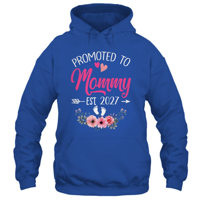 Promoted To Mommy Est 2027 Mothers Day First Time Shirt & Tank Top | teecentury
