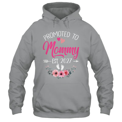 Promoted To Mommy Est 2027 Mothers Day First Time Shirt & Tank Top | teecentury