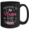 Promoted To Nana Again Est 2024 Mothers Day Mug | teecentury