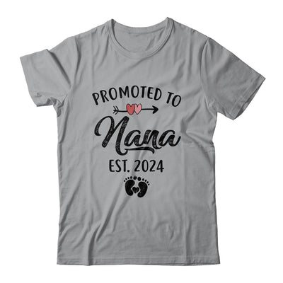 Promoted To Nana Est 2024 First Time Mothers Day Shirt & Tank Top | teecentury