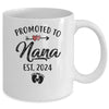 Promoted To Nana Est 2024 First Time Mothers Day Mug | teecentury