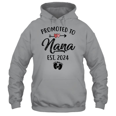 Promoted To Nana Est 2024 First Time Mothers Day Shirt & Tank Top | teecentury