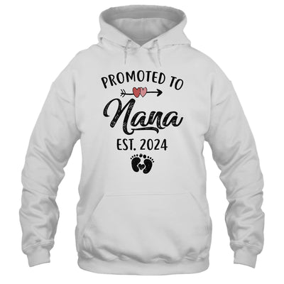 Promoted To Nana Est 2024 First Time Mothers Day Shirt & Tank Top | teecentury