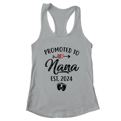 Promoted To Nana Est 2024 First Time Mothers Day Shirt & Tank Top | teecentury