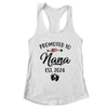 Promoted To Nana Est 2024 First Time Mothers Day Shirt & Tank Top | teecentury