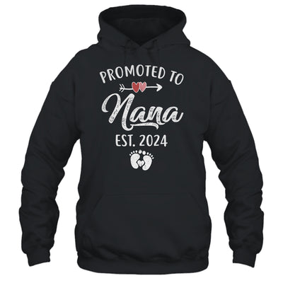 Promoted To Nana Est 2024 Funny First Time Mothers Day Shirt & Tank Top | teecentury