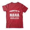 Promoted To Nana Est 2024 Mothers Day First Time New Nana Shirt & Tank Top | teecentury