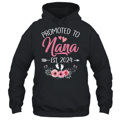 Promoted To Nana Est 2024 Mothers Day First Time Shirt & Tank Top | teecentury