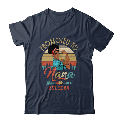 Promoted To Nana Est 2024 Vintage First Time Nana Shirt & Tank Top | teecentury