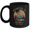 Promoted To Nana Est 2024 Vintage First Time Nana Mug | teecentury