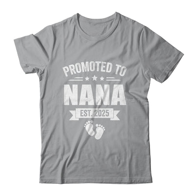 Promoted To Nana Est 2025 Mothers Day First Time New Nana Shirt & Tank Top | teecentury