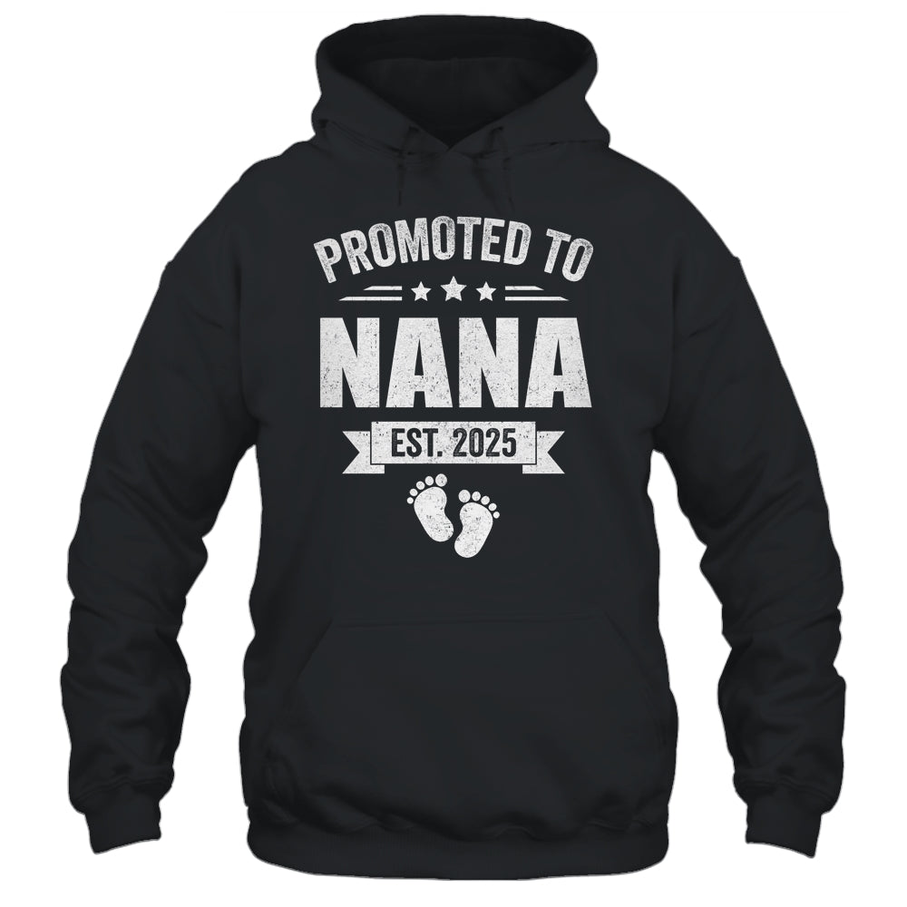 Promoted To Nana Est 2025 Mothers Day First Time New Nana Shirt & Tank Top | teecentury