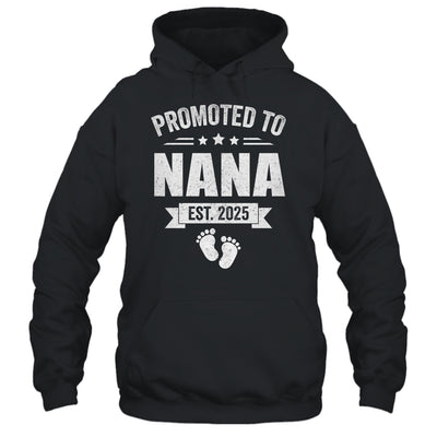 Promoted To Nana Est 2025 Mothers Day First Time New Nana Shirt & Tank Top | teecentury