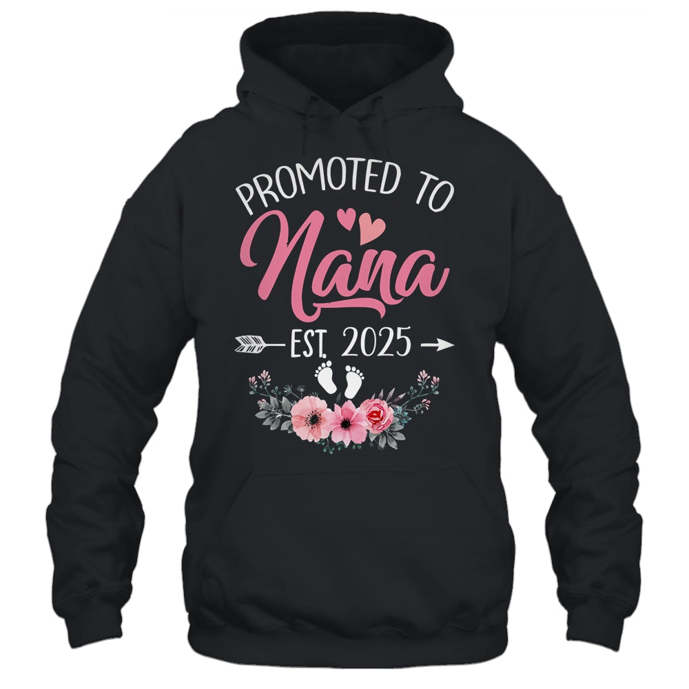 Promoted To Nana Est 2025 Mothers Day First Time Shirt & Tank Top | teecentury