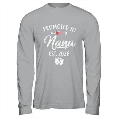 Promoted To Nana Est 2026 Funny First Time Mothers Day Shirt & Hoodie | teecentury