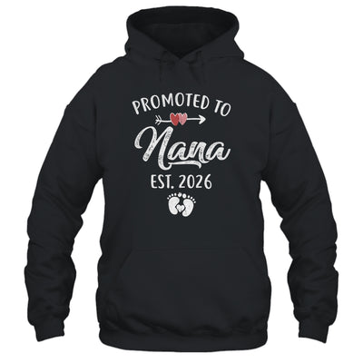 Promoted To Nana Est 2026 Funny First Time Mothers Day Shirt & Hoodie | teecentury