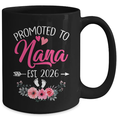 Promoted To Nana Est 2026 Mothers Day First Time Mug | teecentury