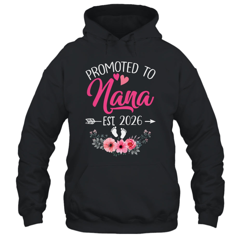 Promoted To Nana Est 2026 Mothers Day First Time Shirt & Tank Top | teecentury