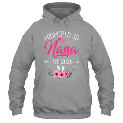 Promoted To Nana Est 2026 Mothers Day First Time Shirt & Tank Top | teecentury