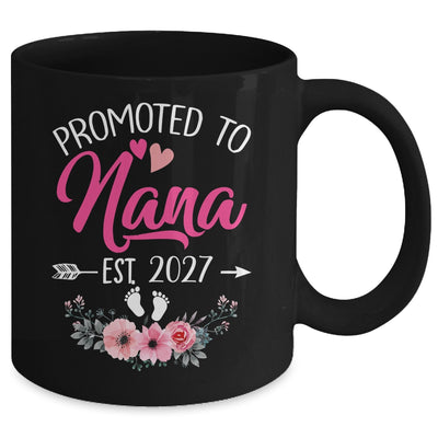 Promoted To Nana Est 2027 Mothers Day First Time Mug | teecentury