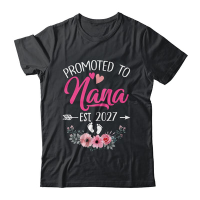 Promoted To Nana Est 2027 Mothers Day First Time Shirt & Tank Top | teecentury