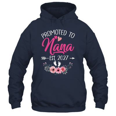 Promoted To Nana Est 2027 Mothers Day First Time Shirt & Tank Top | teecentury
