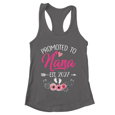 Promoted To Nana Est 2027 Mothers Day First Time Shirt & Tank Top | teecentury