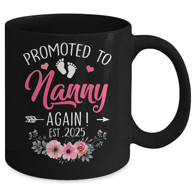 Promoted To Nanny Again Est 2025 Mothers Day Mug | teecentury