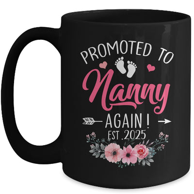 Promoted To Nanny Again Est 2025 Mothers Day Mug | teecentury