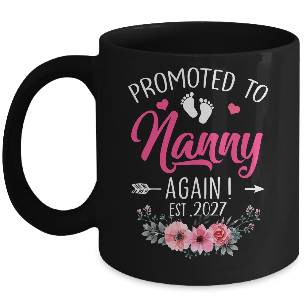 Promoted To Nanny Again Est 2027 Mothers Day Mug | teecentury