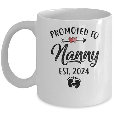 Promoted To Nanny Est 2024 First Time Mothers Day Mug | teecentury