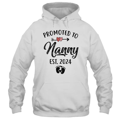 Promoted To Nanny Est 2024 First Time Mothers Day Shirt & Tank Top | teecentury