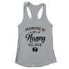 Promoted To Nanny Est 2024 First Time Mothers Day Shirt & Tank Top | teecentury