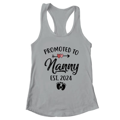 Promoted To Nanny Est 2024 First Time Mothers Day Shirt & Tank Top | teecentury