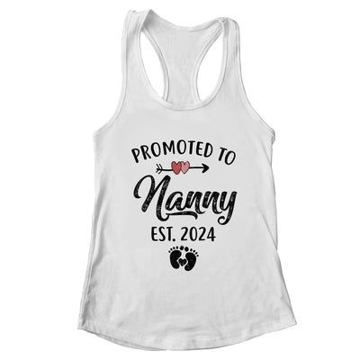 Promoted To Nanny Est 2024 First Time Mothers Day Shirt & Tank Top | teecentury