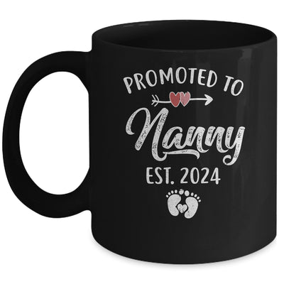 Promoted To Nanny Est 2024 Funny First Time Mothers Day Mug | teecentury