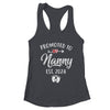 Promoted To Nanny Est 2024 Funny First Time Mothers Day Shirt & Tank Top | teecentury