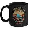 Promoted To Nanny Est 2024 Retro First Time Nanny Mug | teecentury