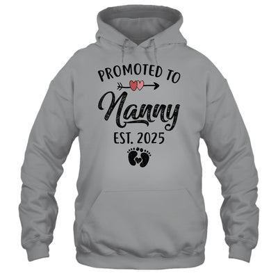 Promoted To Nanny Est 2025 First Time Mothers Day Shirt & Tank Top | teecentury