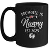 Promoted To Nanny Est 2025 Funny First Time Mothers Day Mug | teecentury