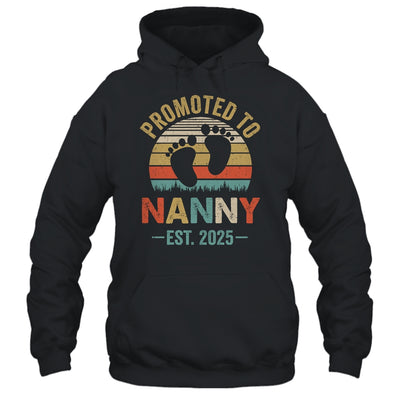 Promoted To Nanny Est 2025 Mothers Day Vintage Shirt & Tank Top | teecentury