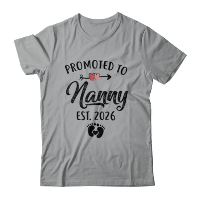 Promoted To Nanny Est 2026 First Time Mothers Day Shirt & Hoodie | teecentury
