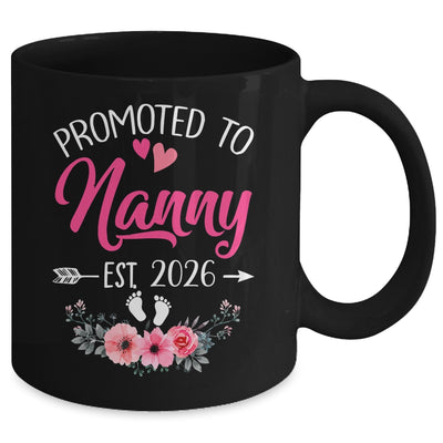 Promoted To Nanny Est 2026 Mothers Day First Time Mug | teecentury
