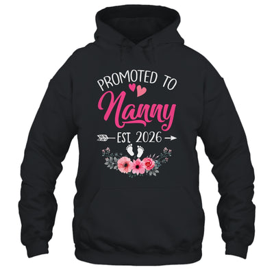 Promoted To Nanny Est 2026 Mothers Day First Time Shirt & Tank Top | teecentury