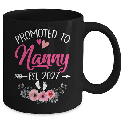 Promoted To Nanny Est 2027 Mothers Day First Time Mug | teecentury