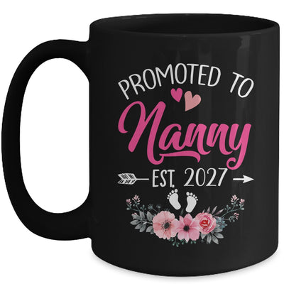 Promoted To Nanny Est 2027 Mothers Day First Time Mug | teecentury