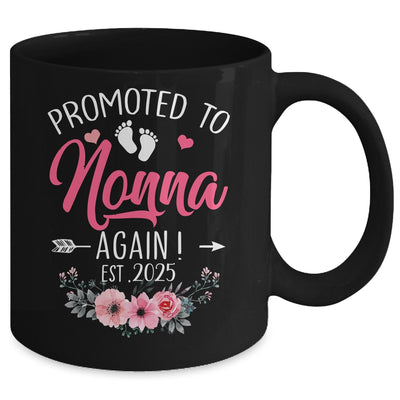 Promoted To Nonna Again Est 2025 Mothers Day Mug | teecentury