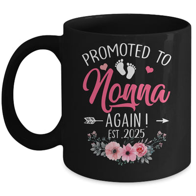 Promoted To Nonna Again Est 2025 Mothers Day Mug | teecentury
