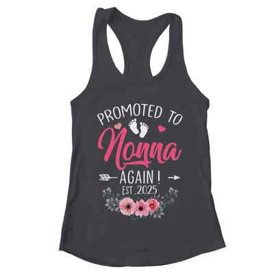 Promoted To Nonna Again Est 2025 Mothers Day Shirt & Tank Top | teecentury